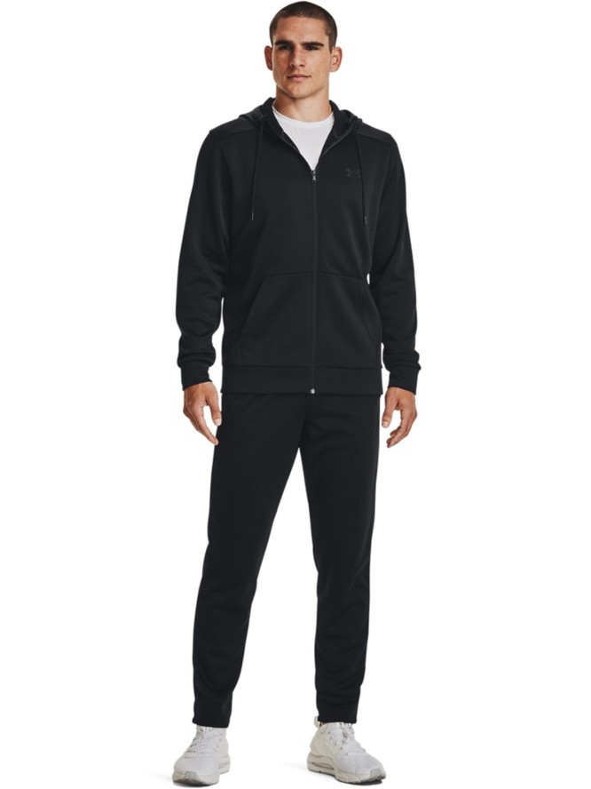 Bluza treningowa męska Under Armour UA Armour Fleece Fz Hoodie - czarna