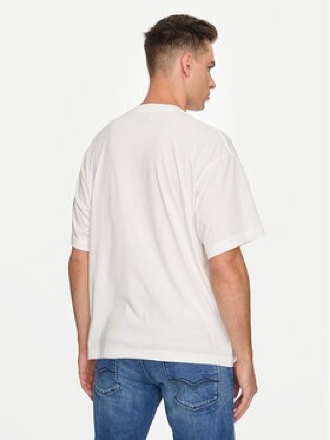 Replay T-Shirt MMG334.000.23454 Biały Oversize