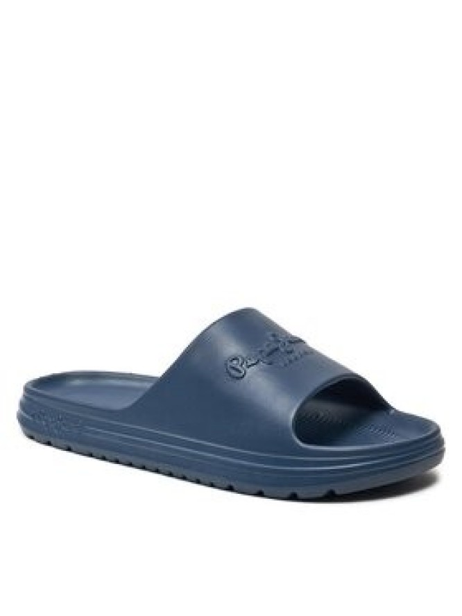 Pepe Jeans Klapki Beach Slide M PMS70159 Granatowy