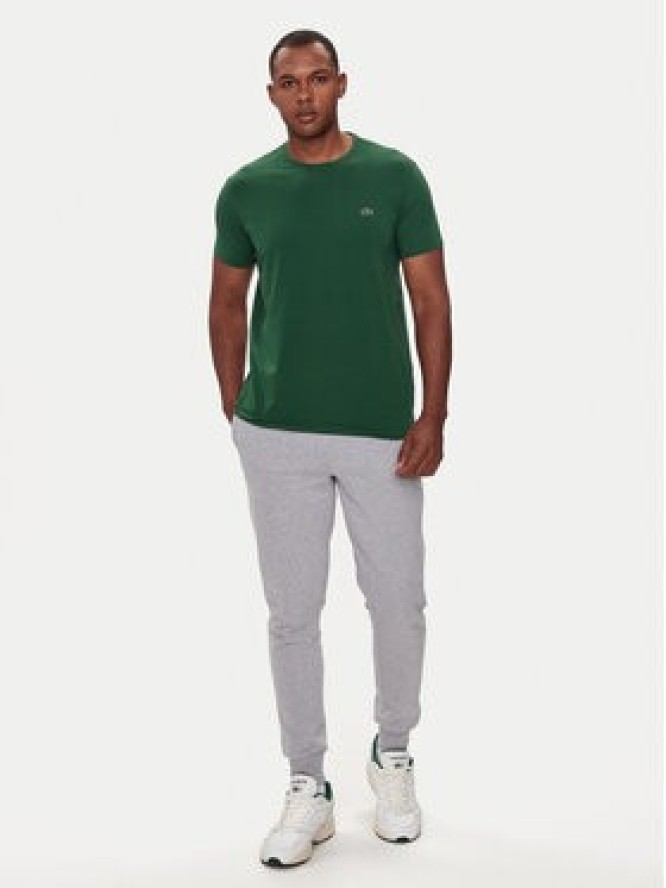 Lacoste T-Shirt TH0998 Zielony Regular Fit