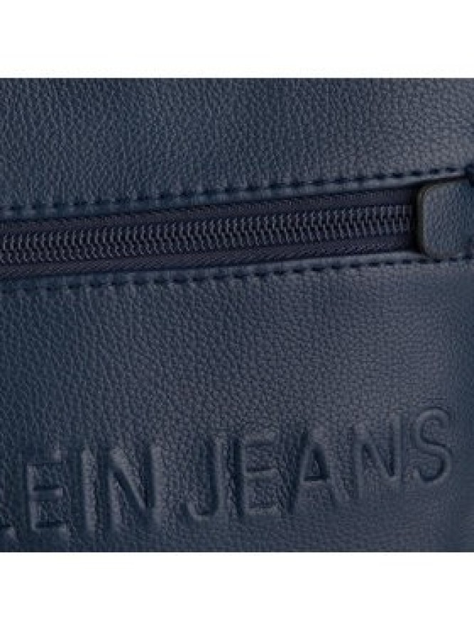 Calvin Klein Jeans Saszetka Micro Pebble Eu Flat Pack K50K504908 Granatowy