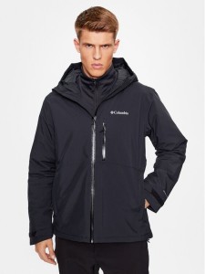Columbia Kurtka outdoor Explorer's Edge™ Insulated Jacket Czarny Regular Fit