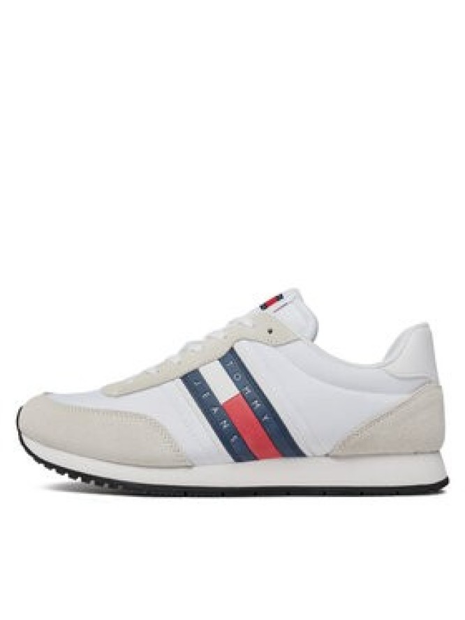 Tommy Jeans Sneakersy Tjm Runner Casual Ess EM0EM01351 Biały