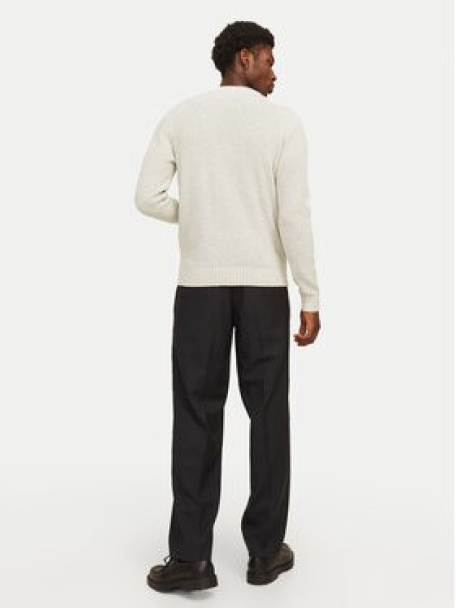 Jack&Jones Sweter Craig 12258480 Écru Regular Fit