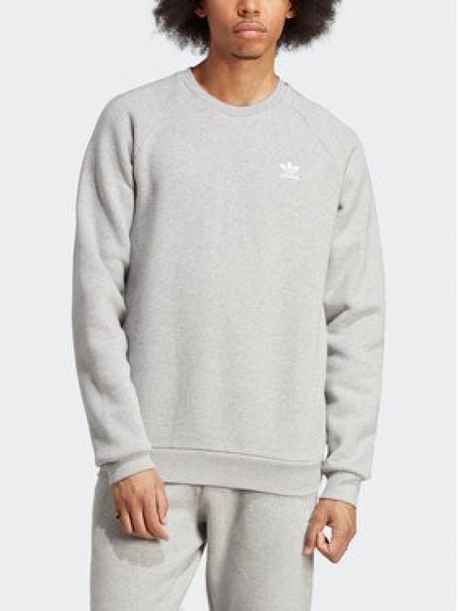 adidas Bluza Trefoil Essentials Crewneck Sweatshirt IA4829 Szary Regular Fit