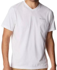 Koszulka sportowa męska Columbia Sun Trek V-Neck z krótkim rękawem