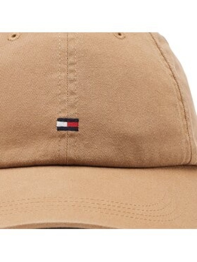 Tommy Hilfiger Czapka z daszkiem Flag Soft AM0AM10530 Brązowy