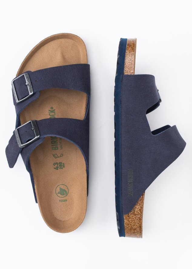 Klapki męskie granatowe BIRKENSTOCK ARIZONA SYN VEG