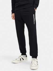 Jack&Jones Spodnie dresowe Gordon 12255115 Czarny Regular Fit