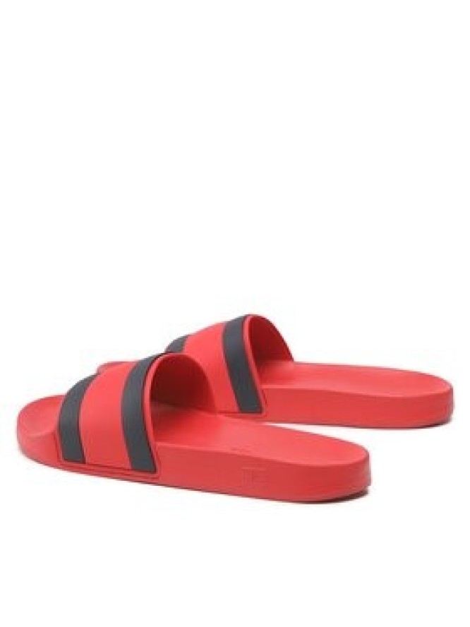 Tommy Hilfiger Klapki Rubber Th Flag Pool Slide FM0FM04263 Czerwony