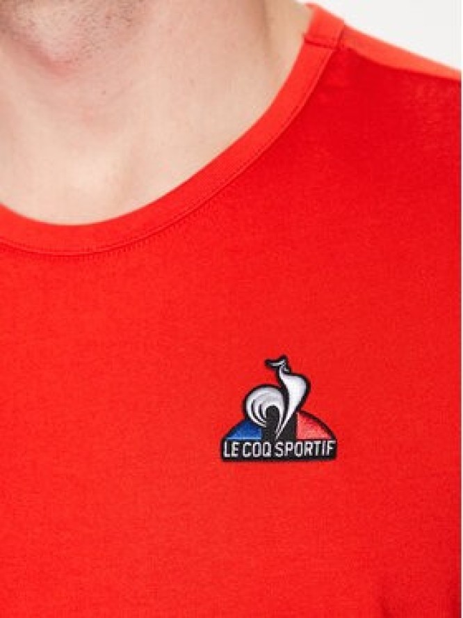 Le Coq Sportif T-Shirt 2310608 Czerwony Regular Fit