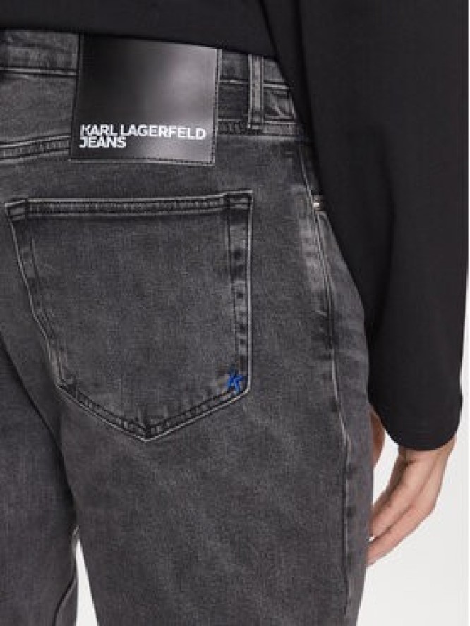 Karl Lagerfeld Jeans Jeansy 231D1111 Szary Slim Fit