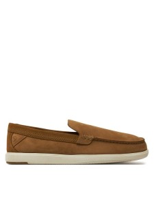 Clarks Półbuty Bratton Loafer 26172447 Brązowy