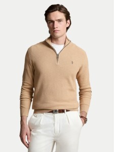 Polo Ralph Lauren Sweter 710932304500 Beżowy Regular Fit