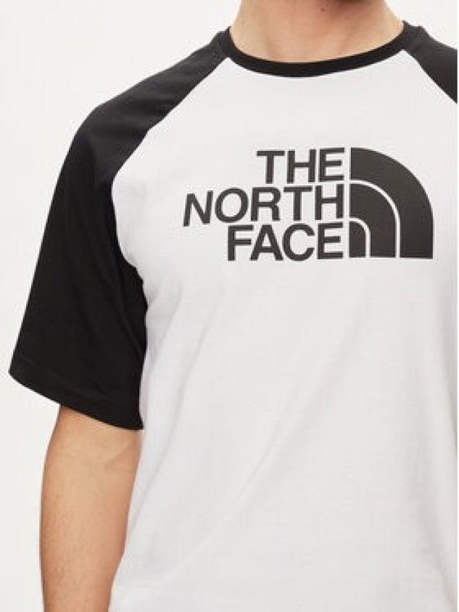 The North Face T-Shirt Easy NF0A87N7 Biały Regular Fit