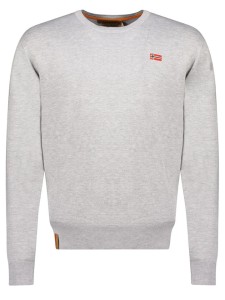 Geographical Norway Sweter w kolorze szarym rozmiar: XL