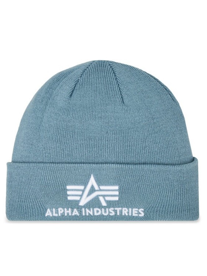 Alpha Industries Czapka 3D Beanie 168910 Niebieski