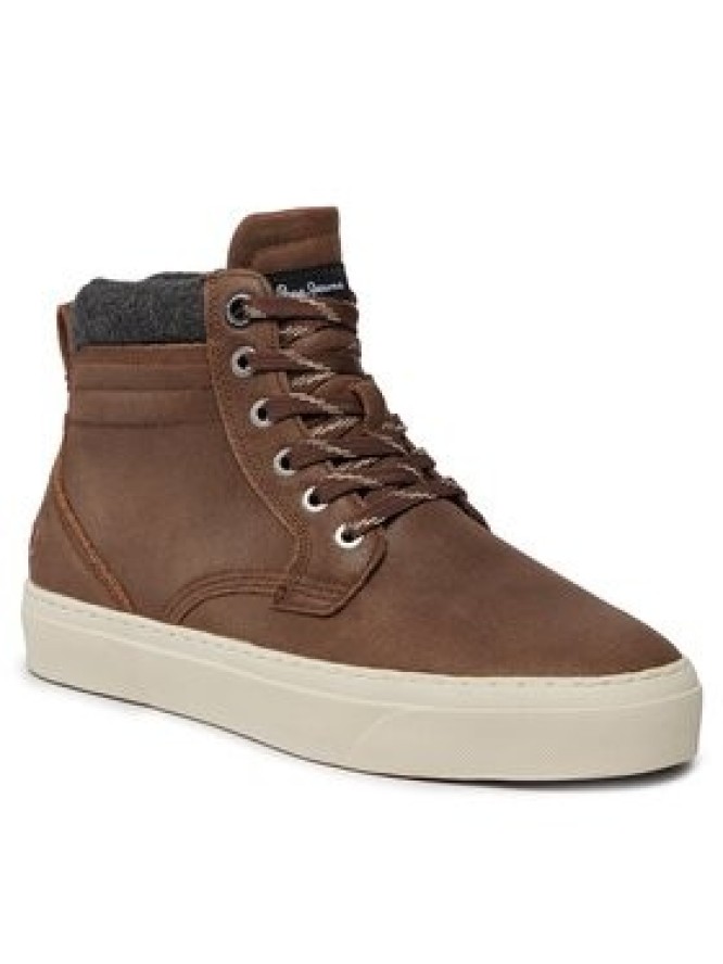 Pepe Jeans Sneakersy PMS30998 Brązowy