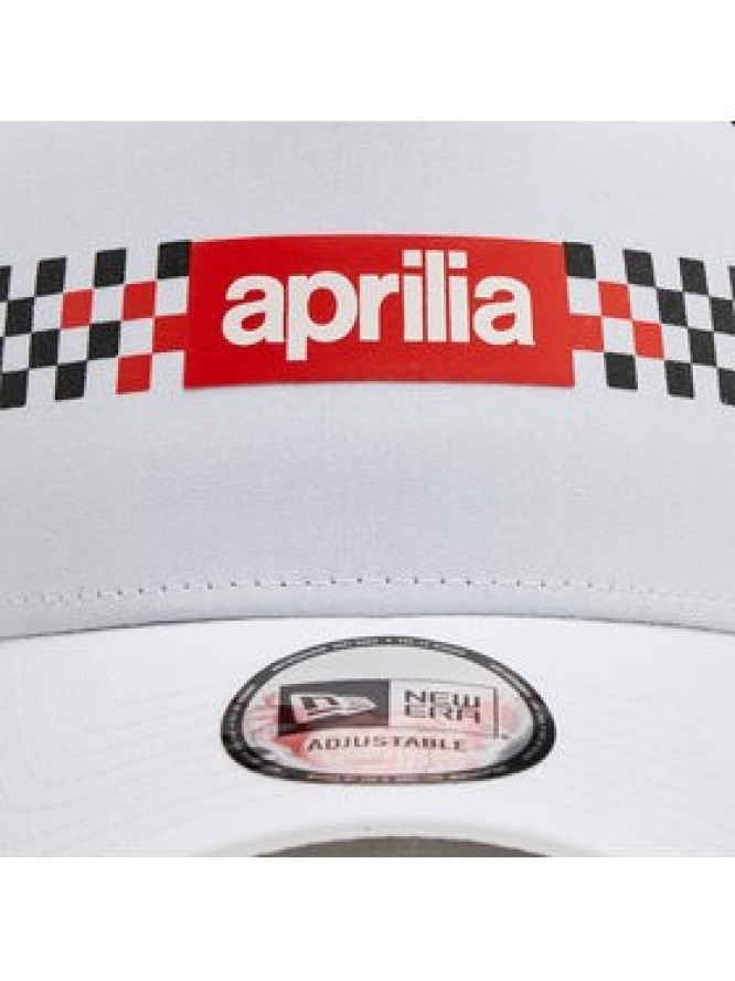 New Era Czapka z daszkiem Checker Print Trucker Aprilia 60435563 Biały