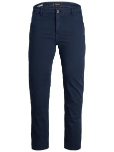 Jack & Jones Spodnie chino "Marco" w kolorze granatowym rozmiar: W33/L32