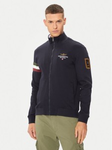 Aeronautica Militare Bluza 241FE1871P215 Granatowy Regular Fit