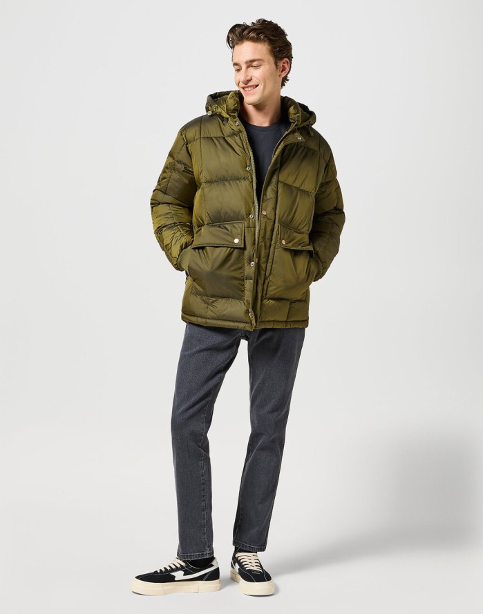 WRANGLER MĘSKA KURTKA ZIMOWA PARKA JACKET IVY GREEN 112357395 W4E6016396
