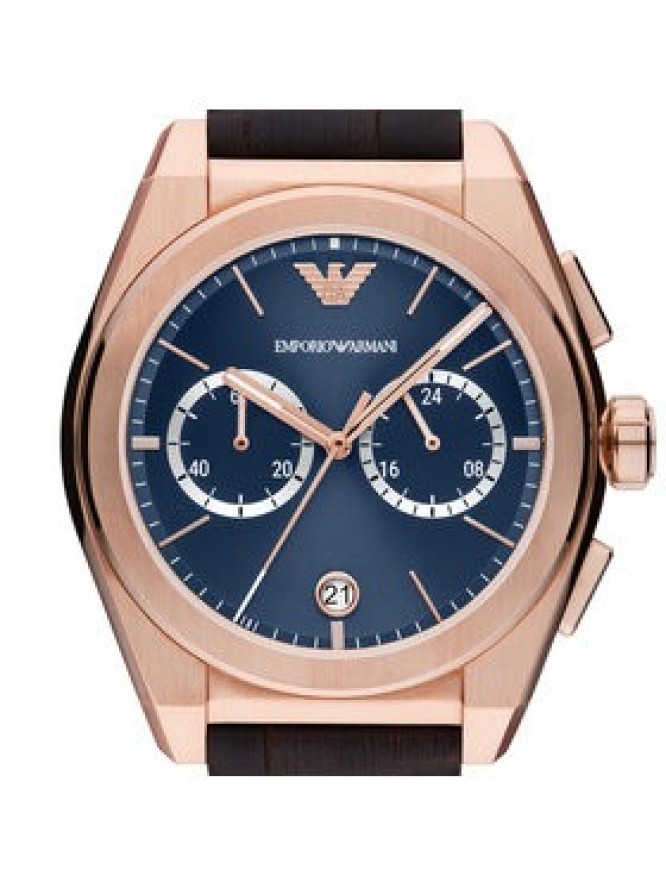 Emporio Armani Zegarek Federico AR11563 Brązowy