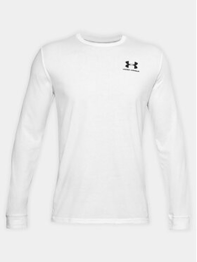 Under Armour Longsleeve Ua Sportstyle Left Chest Ls 1329585-100 Biały Loose Fit