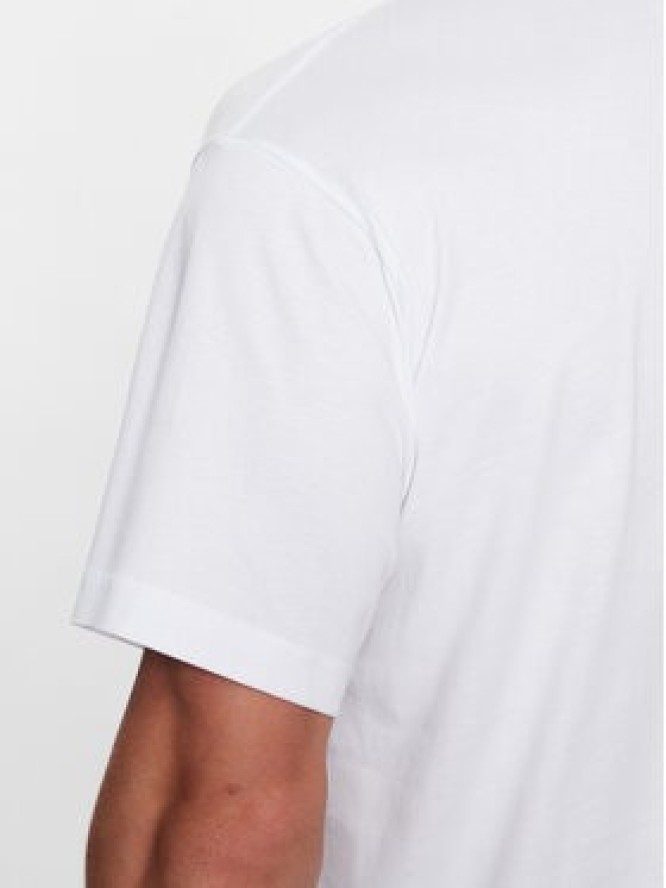 Versace Jeans Couture T-Shirt 75GAHF07 Biały Regular Fit