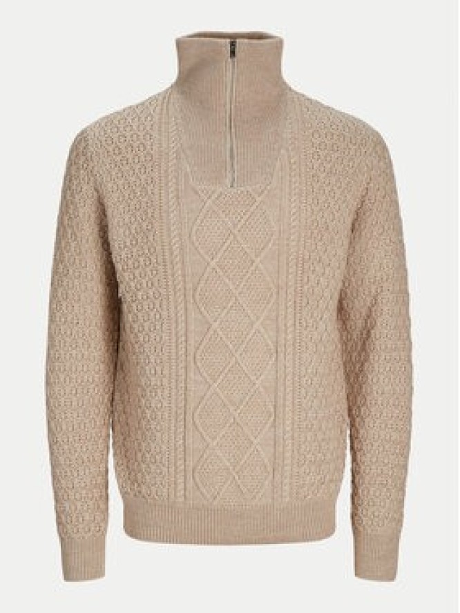 Jack&Jones Sweter Blunorth 12261780 Beżowy Regular Fit