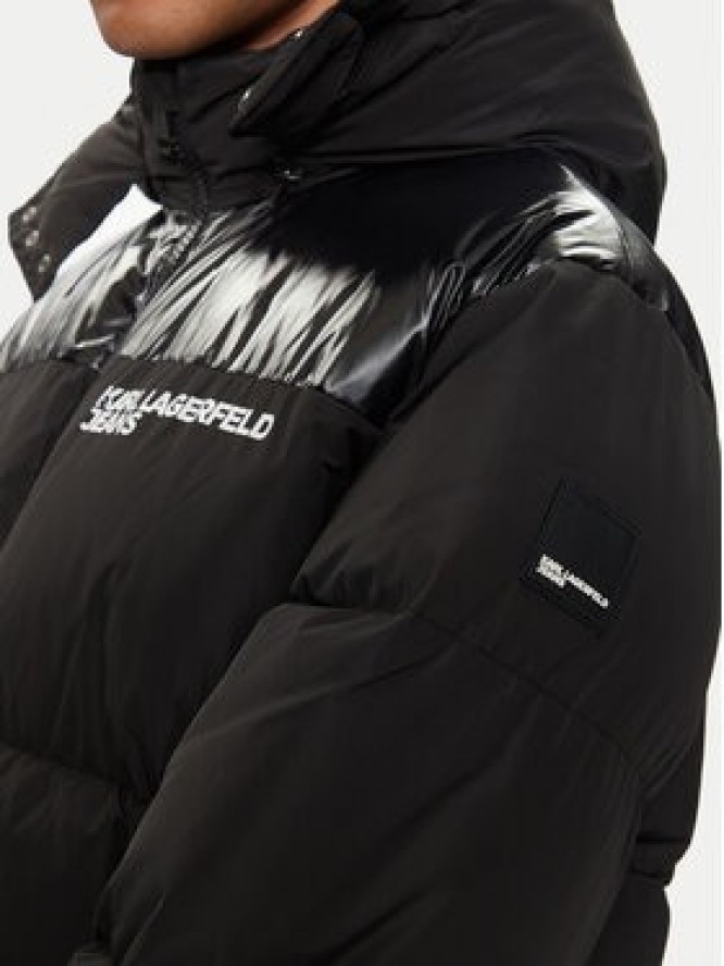 Karl Lagerfeld Jeans Kurtka puchowa 245D1505 Czarny Regular Fit