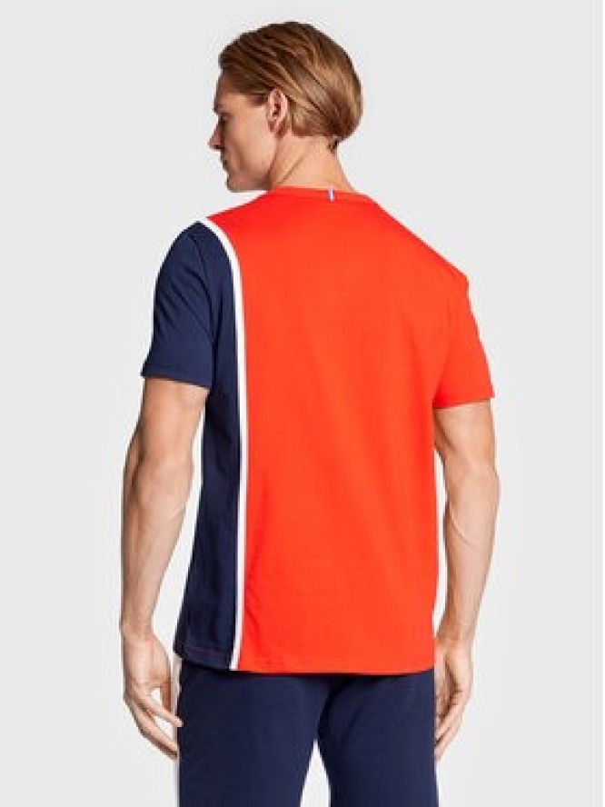 Le Coq Sportif T-Shirt 2220655 Czerwony Regular Fit