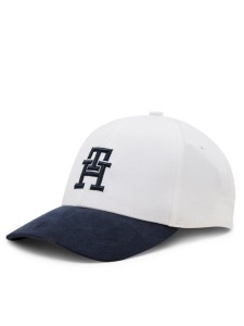 Tommy Hilfiger Czapka z daszkiem Th Imd Brushed 6 Panel Cap AM0AM12301 Biały