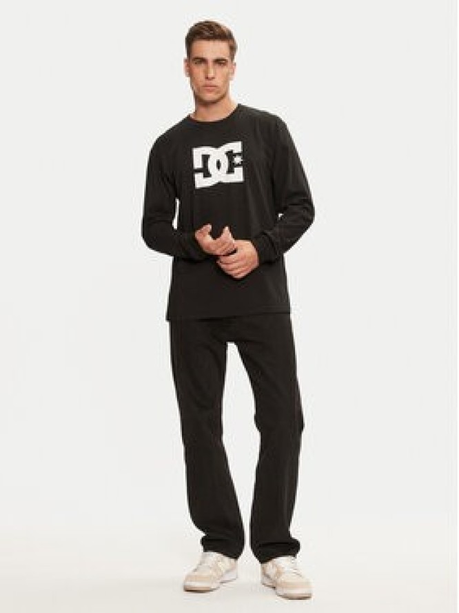 DC Longsleeve Star ADYZT05372 Czarny Regular Fit