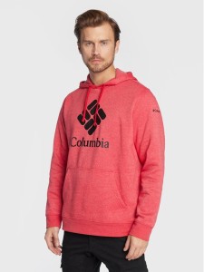 Columbia Bluza Trek 1957913 Czerwony Regular Fit