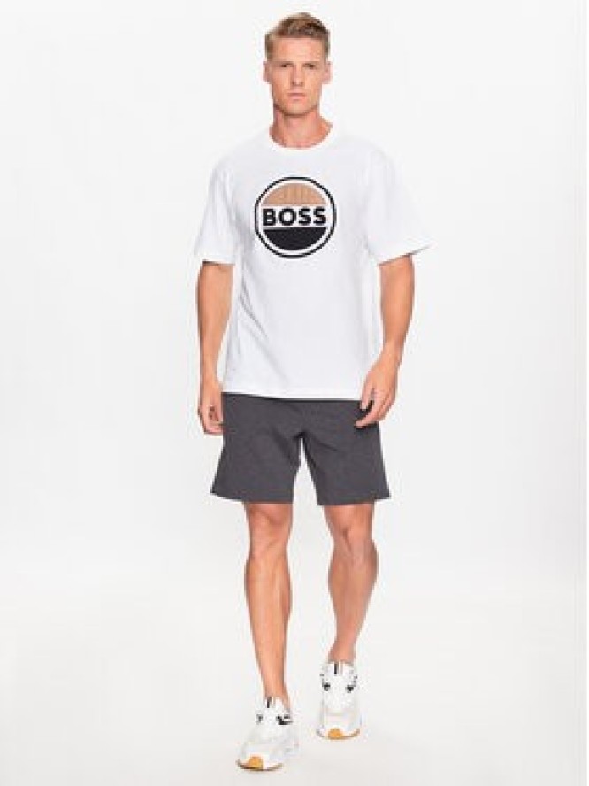 Boss T-Shirt 50496223 Biały Regular Fit