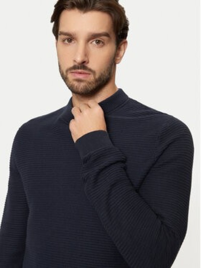 Selected Homme Sweter Tion 16095640 Granatowy Regular Fit