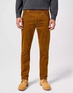 WRANGLER MĘSKIE SPODNIE SZTRUKSOWE GREENSBORO MONKS ROBE 112358055 W15Q017442
