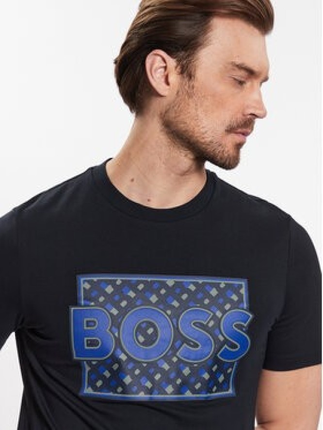 Boss T-Shirt Tiburt 353 50489334 Granatowy Regular Fit