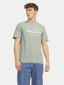 Jack&Jones T-Shirt Forest 12247972 Zielony Standard Fit