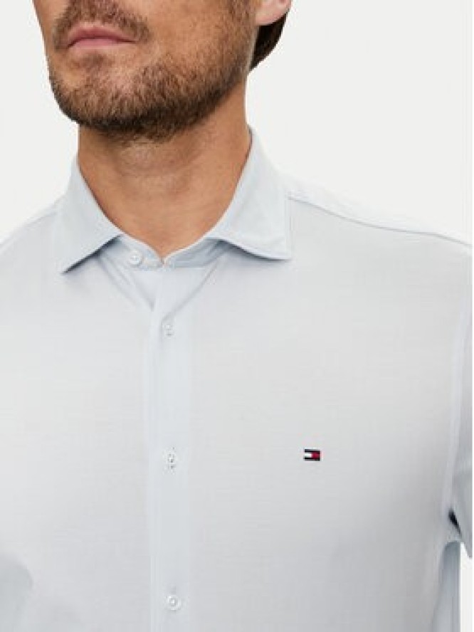 Tommy Hilfiger Koszula MW0MW35805 Niebieski Slim Fit