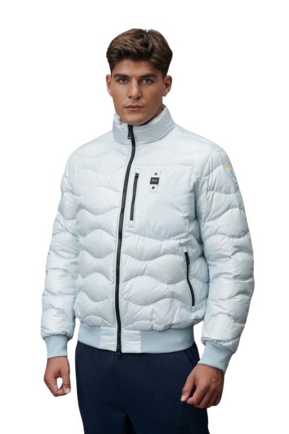 BLAUER Błękitna męska kurtka Daniel Short Jackets