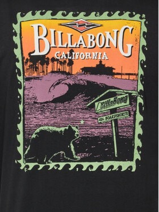 Billabong T-Shirt Dreamy Place EBYZT00170 Czarny Regular Fit