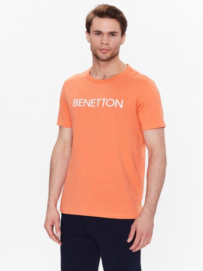 United Colors Of Benetton T-Shirt 3I1XU100A Pomarańczowy Regular Fit