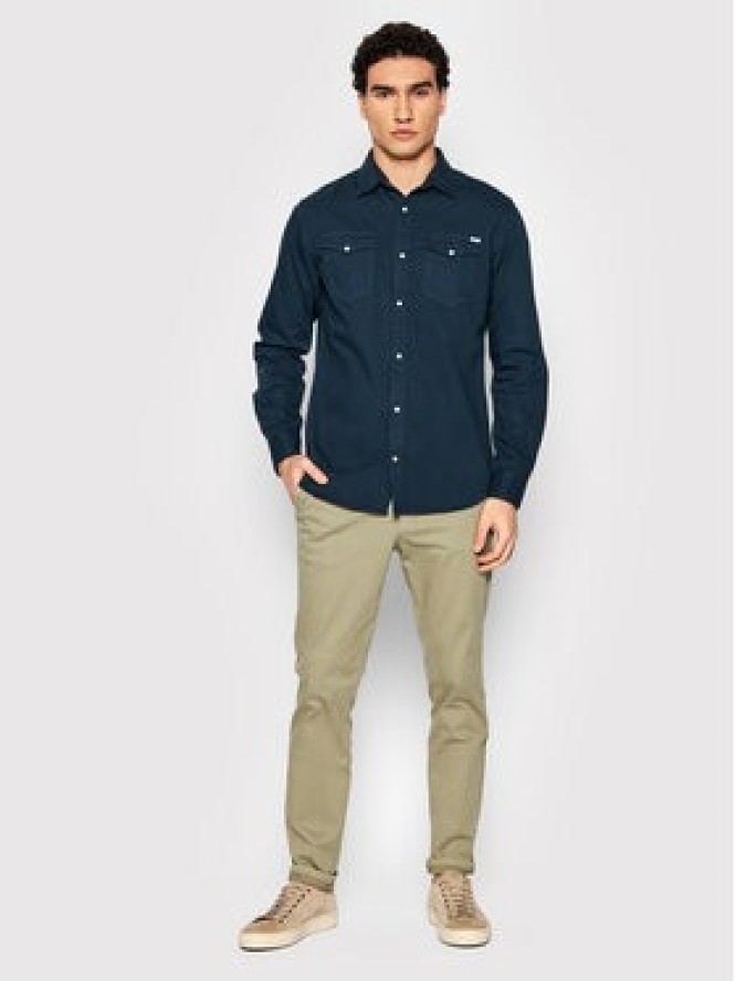 Jack&Jones Koszula Sheridan 12138115 Granatowy Slim Fit