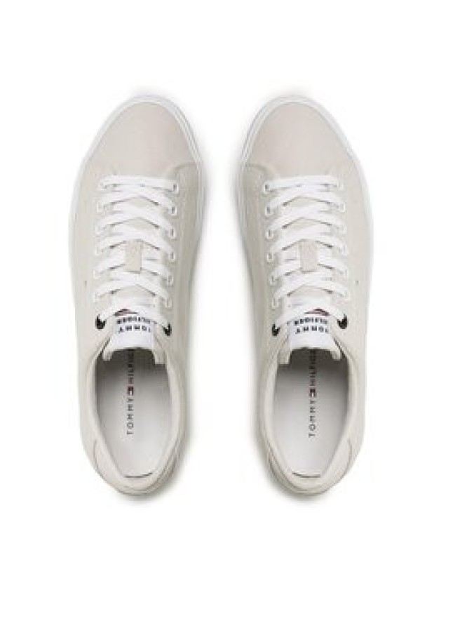 Tommy Hilfiger Tenisówki Th Hi Vulc Core Low Canvas FM0FM04686 Beżowy