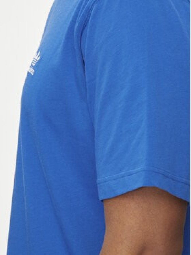 adidas T-Shirt Trefoil Essentials IR9687 Niebieski Regular Fit