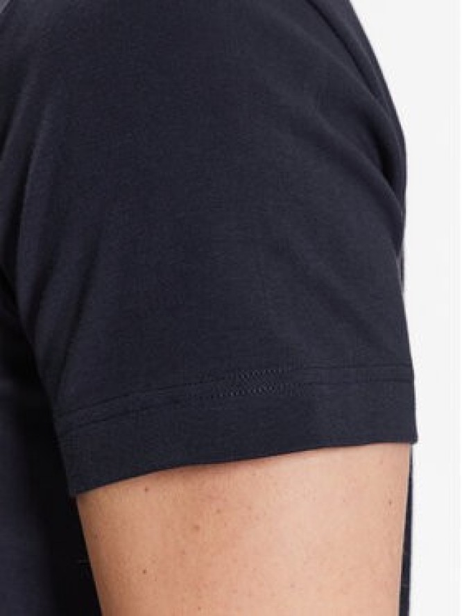 Calvin Klein T-Shirt Micro Logo K10K109894 Granatowy Regular Fit