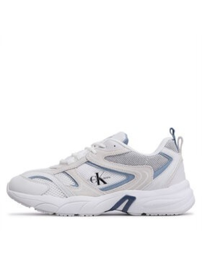 Calvin Klein Jeans Sneakersy Retro Tennis Su-Mesh YM0YM00589 Biały