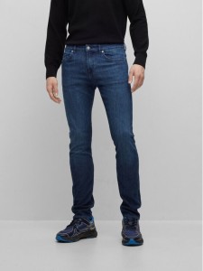 Boss Jeansy Delaware3-1 50496188 Granatowy Slim Fit